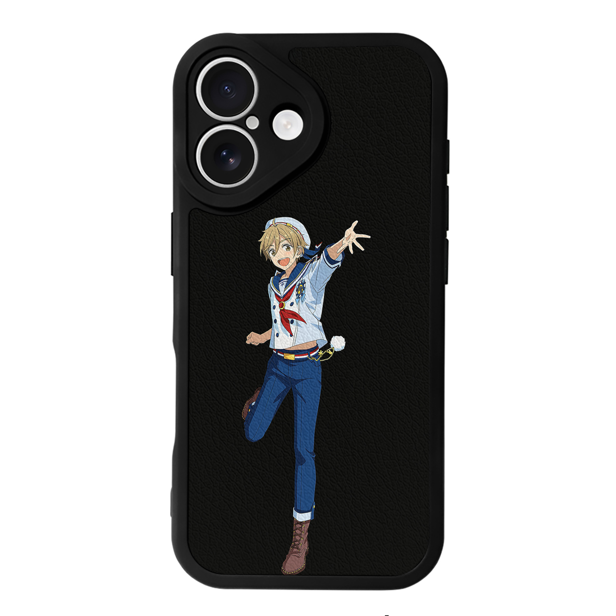 （画像用） あんさんぶるスターズ! Ensemble Stars 【iPhone 16シリーズ対応】シリコンスマホケース（レザー調） 材質：シリコン